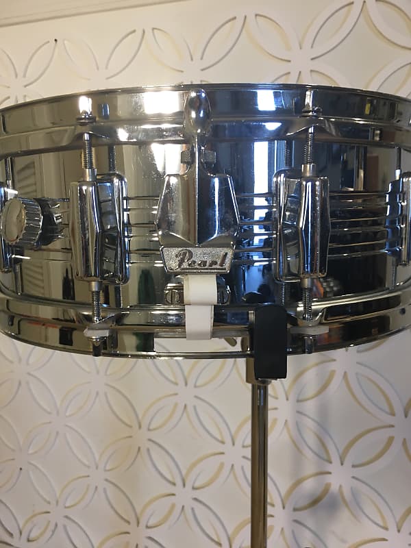 Pearl Jupiter snare drum 14x5 1970's Chrome over brass Reverb