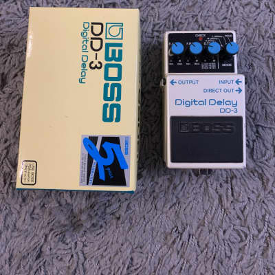 BOSS DD-3 Digital Delay ブルーラベル 初期台湾 1993 Boss DD-3 Delay Guitar Pedal Blue Label - Made in Taiwan (1994) [USED]