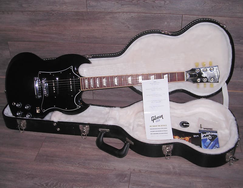 2012 Gibson SG Standard P90 Limited Edition Ebony with OHSC