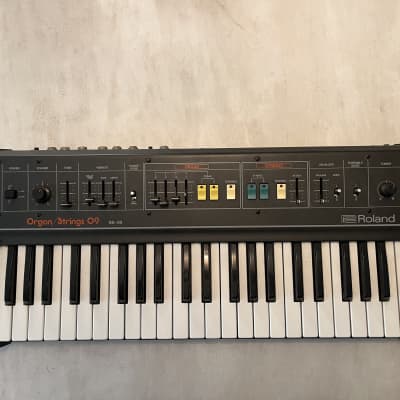 Roland RS-09 MKII 44-Key Organ / String Synthesizer 1980s - Black with Colored Buttons
