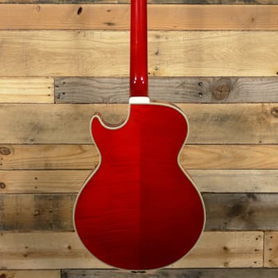 Ibanez George Benson GB10SEFM Hollowbody Electric Guitar Sapphire Red w/ Case image 5