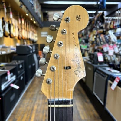Fender Custom Shop 1960 Stratocaster Heavy Relic Aged Black w/Hard Case image 7