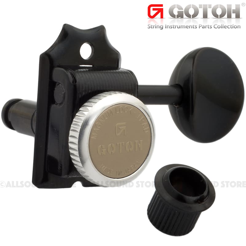 GOTOH SD91-MGT-05M Magnum Lock Trad Vintage Locking Tuners for Strat Tele  BLACK