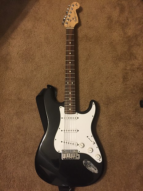 Fender Stratocaster 40th Anniversary 1994 Anniversary Black with Polyurethane Finish