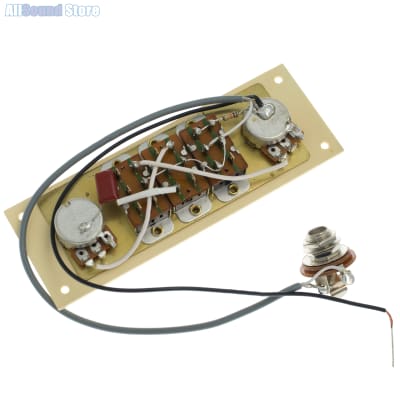 Violin Beatle Bass Wired Control Panel, Pearloid Plate for HOFNER® Icon Ignition image 2