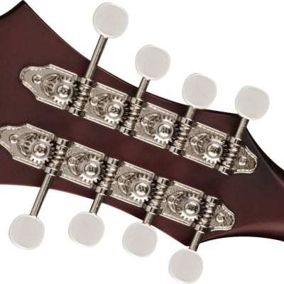 Fender #0970382337 - PM-180E Paramount Acoustic-Electric Mandolin with Gig Bag, Aged Cognac Burst image 5
