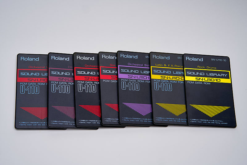 Roland SNU110 Sound Library CARDS Reverb