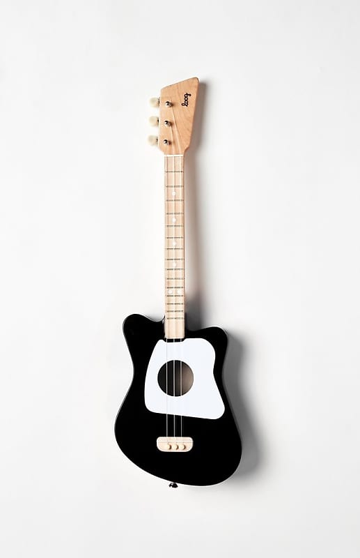 Loog Mini Acoustic Guitar for Children & Beginners - Black image 1
