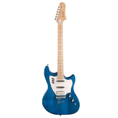 Guild Surfliner Catalina Blue 6-String Solid Body Electric Guitar with Maple Fingerboard, Mint image 1
