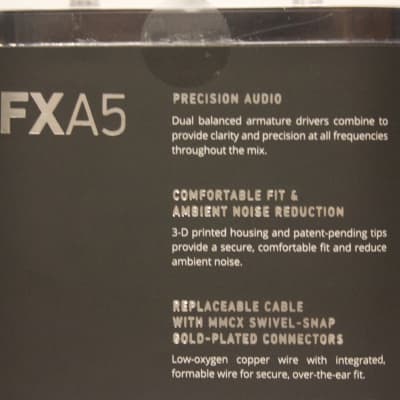 Fender FXA5 Pro In-Ear Monitors - Silver image 4