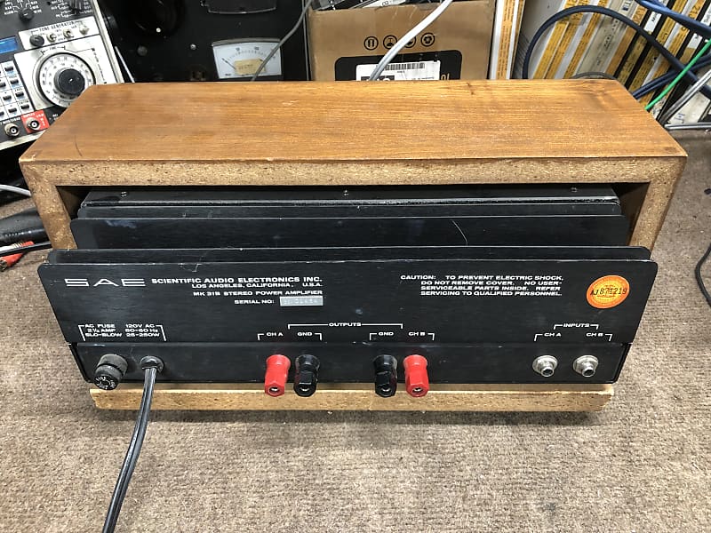 SAE Mark XXXIB (31B) power amplifier w/wood sleeve. Fully tested! 1970s