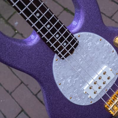 Ernie Ball Music Man Stingray 4 Special - Amethyst Sparkle | Reverb