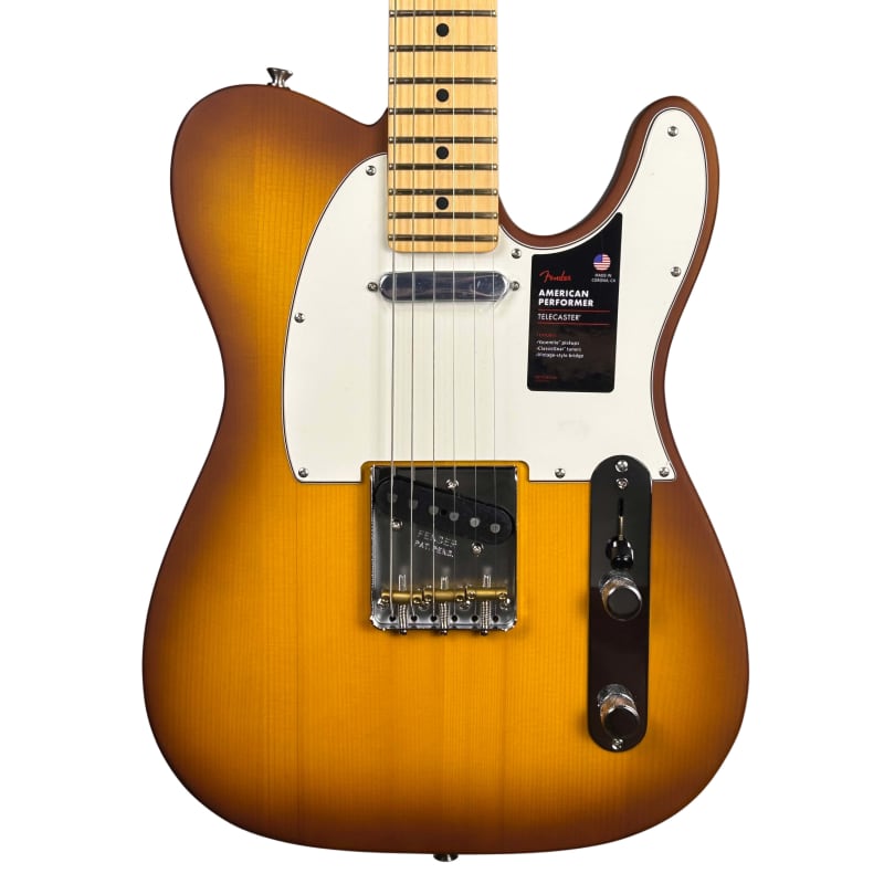 Photos - Guitar Fender Limited Edition American Performer Timber Telecaster Sp... Honey Burst 