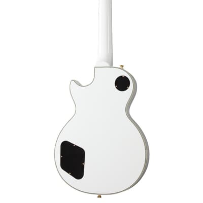 EPIPHONE LES PAUL CUSTOM ALPINE WHITE GITARA ELEKTRYCZNA Z POKROWCEM image 3
