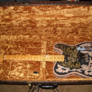 Fender/ Scarecrow Guitars Custom handtooled leather wrapped JD telecaster w/ Joe barden Pickups image 16