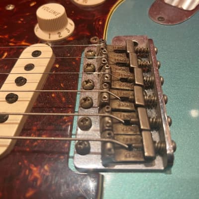 Fender Custom Shop '57 Reissue Stratocaster Heavy Relic 2013 - Teal and Sunburst image 23