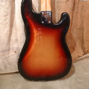 Fender Precision Bass Lefty 1974 Sunburst image 10
