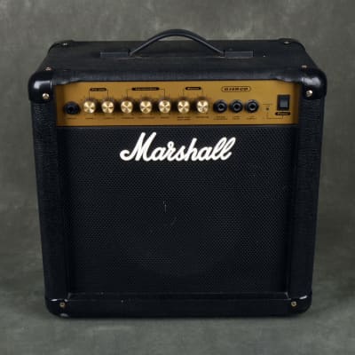 Marshall Mg15Gfx Amplificatore Combo per Chitarra Con Effetti Incorporati,  Amplificatore per Esercizi Adatto per Chitarra Elettrica, Nero e Oro