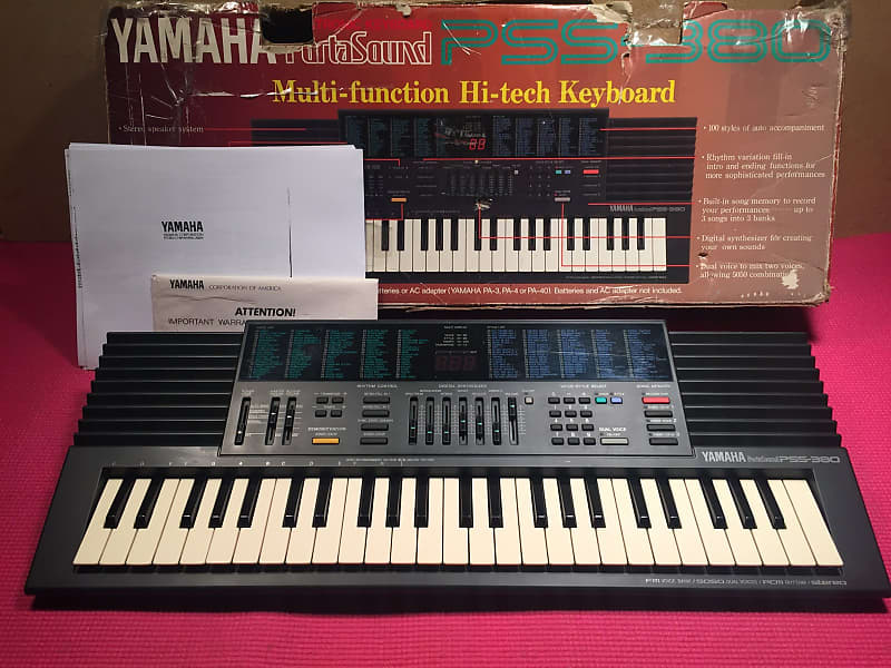 YAMAHA PSS-380 （Yamaha PSS-380 Classic FM Synthesizer