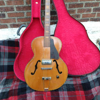 S.S. Stewart Electric Archtop 1950s Natural image 3