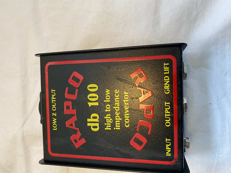 Rapco DI Box High Z to Low Z Converter with Ground Loop Reverb