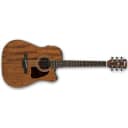 Ibanez Artwood Series AW54CE Cutaway Dreadnought Acoustic Electric Guitar, Rosewood Fretboard, Open Pore Natural