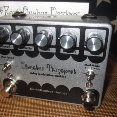 Earthquaker Devices Diaster Transport Legacy Reissue Chrome and Black for sale