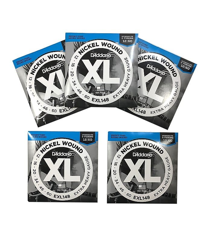 D Addario Guitar Strings 5 Pack EXL148 Electric Extra Reverb UK