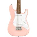 Squier Mini Strat Electric Guitar- Shell Pink with Laurel Fingerboard