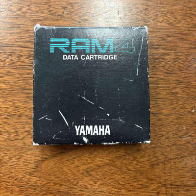 Yamaha RAM4 Cartridge with Box 1980's - Black
