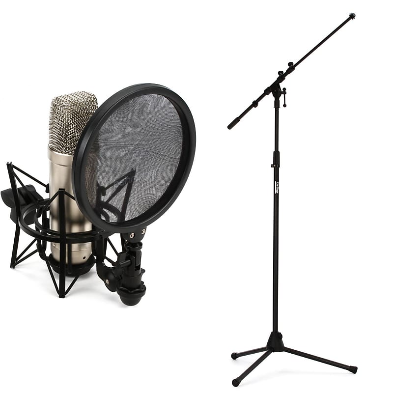 Behringer TM1 Complete Microphone Recording Bundle with Stand Reverb