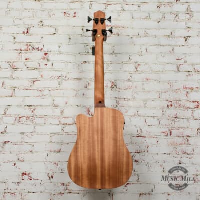 Gold Tone M-Bass FL 23-Inch Scale Fretless Acoustic-Electric MicroBass Natural image 9