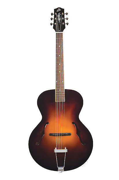 The Loar LH-700-VS Deluxe Hand-Carved Archtop All Solid Guitar 2015 Sunburst L-7 Super 400 Free Ship image 1