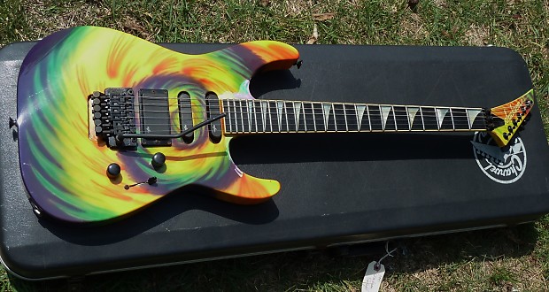 Jackson USA Custom Shop Soloist SL1 Graphic 1991 Tye Dyed