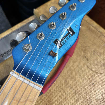 Hahn Model 228 electric guitar - Pelham Blue Relic image 9