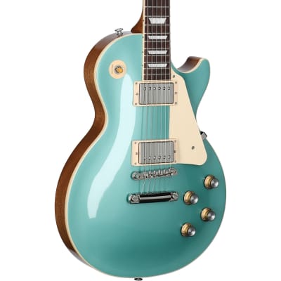 Gibson Les Paul Standard 60s Custom Color Electric Guitar, Plain Top (with Case), Inverness Green image 1