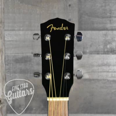 Fender CD-60 Dreadnought Acoustic - Black Gloss with Hard Shell Case image 4