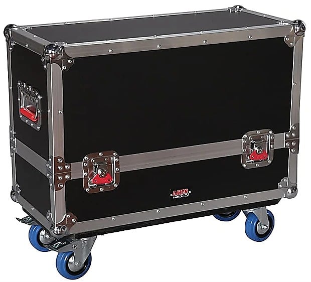 Gator G-TOUR-SPKR-2K8 Rolling Transporter Case for Two QSC K8 Speakers image 1