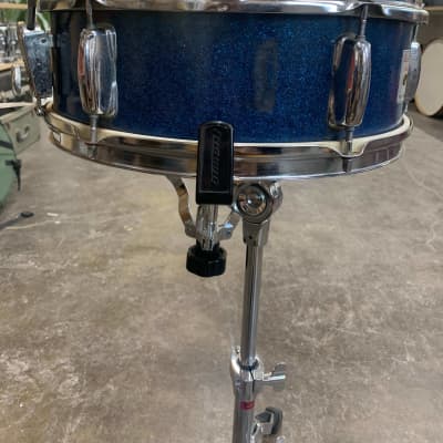 Black Jack Vintage MIJ 5" x 14" Blue Sparkle Snare Drum image 2