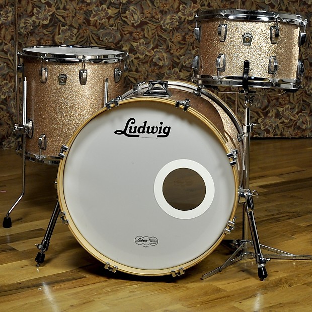 世界限定100台のみ！　Ludwig Millennium 2000　No.33 Ludwig Classic Maple 10/12/14/20 4pc Kit 2000s Champagne
