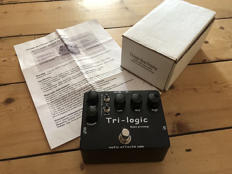 Xotic Effects U.S.A. Tri-logic Bass Preamp (Version 1) | Reverb