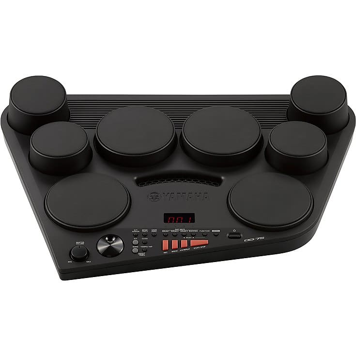 Yamaha DD-75 8-Pad Portable Electronic Drum Kit 2017 - Present - Black image 1