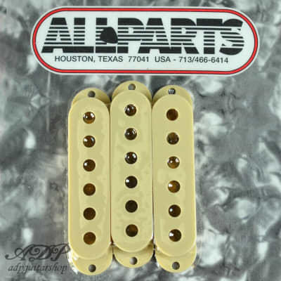 Single Coil Pickup Cover Vintage Cream style Stratocaster 52,5 mm Set of 3