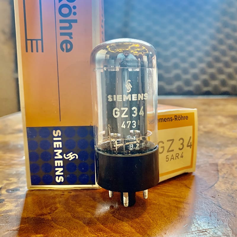 2024年のクリスマス Siemens 1960 valve rectifier GZ-34 Mullard branded Vox 5ar4 アンプ