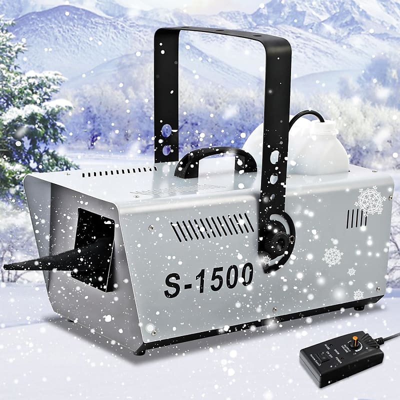 Snow Machine 1500W Snow Making Machine Snowflake Maker For Reverb