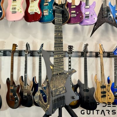 Ronciswall Kamaitachi 8 Multiscale Headless Electric Guitar w/ Case-Marble image 2