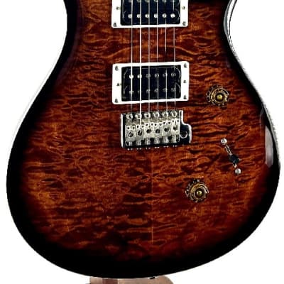 PRS SE Custom 24 Electric Guitar Black Gold Sunburst with Gigbag SER#: CTIG080024 image 2