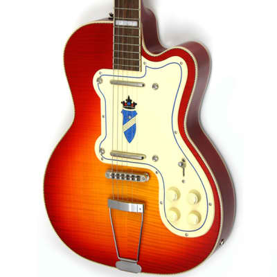Kay “Limited Production” Artist Demo K161VCS Reissue Thin Twin Electric Guitar - FREE $200 Case image 2