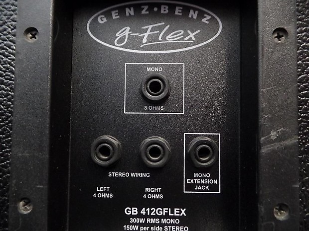 Genz Benz GB 412 G Flex 4x12 Speaker Cabinet 412GFLEX #6039*