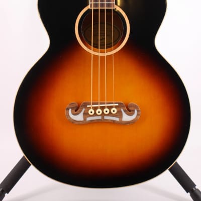Epiphone El Capitan J-200 Studio Acoustic Electric Bass Aged Vintage Sunburst Gloss image 1